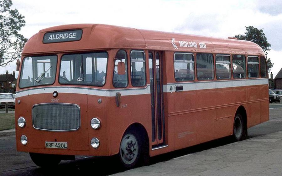 Bedford SB5 Willowbrook (B40F) (UK) '1972